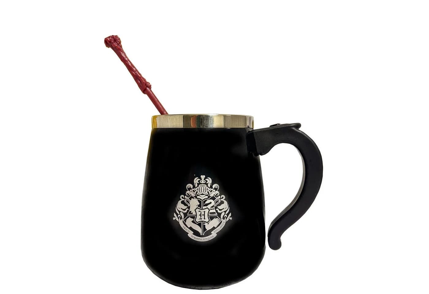 Harry Potter Selbstrührende Tasse Schwarz mit Zauberstab 350 ml - Bild 2