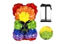 AMORE MIO LED Dekoobjekt Rosenbär 25 cm Regenbogenbeleuchtung Bild 3