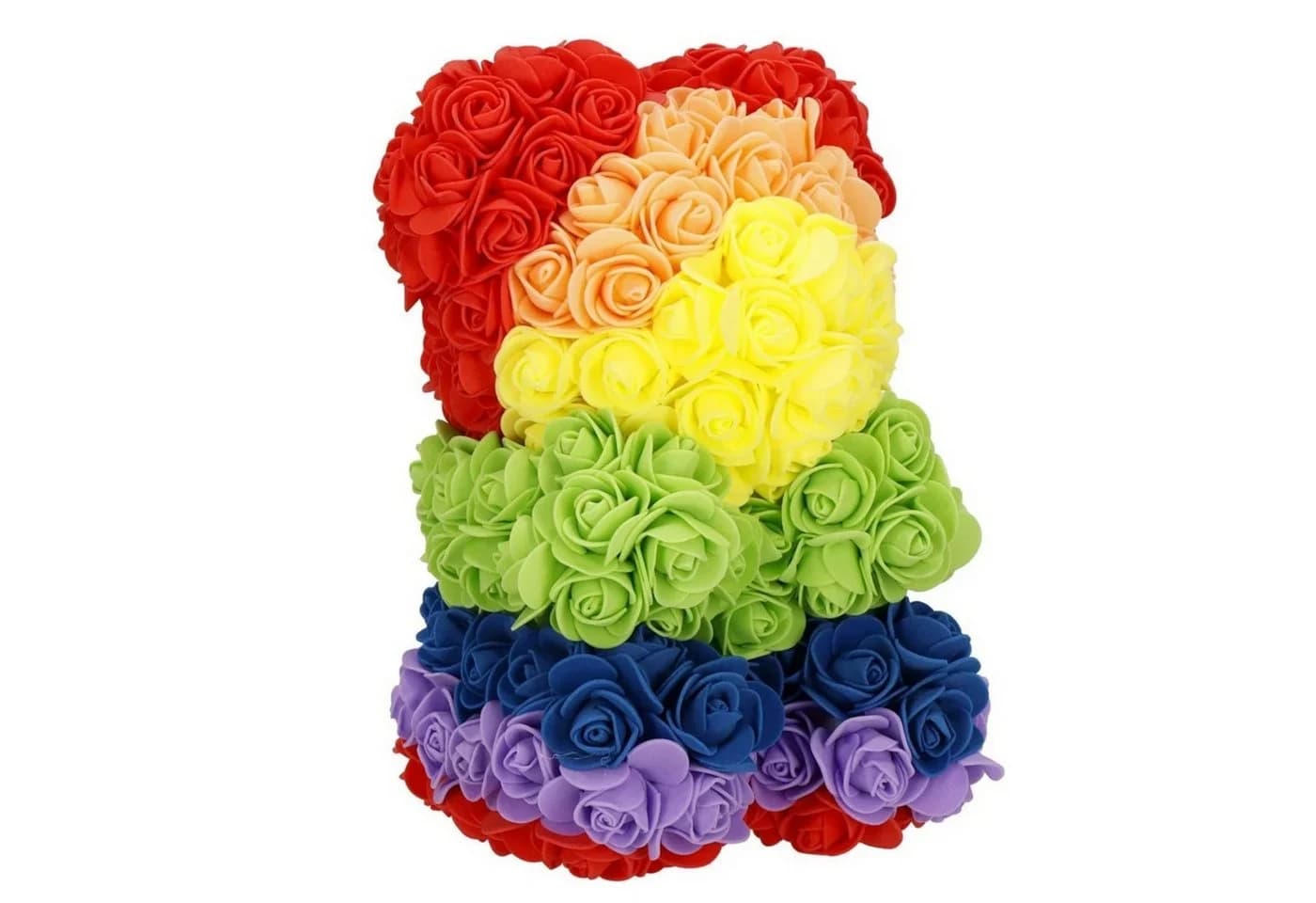AMORE MIO LED Dekoobjekt Rosenbär 25 cm Regenbogenbeleuchtung - Bild 4