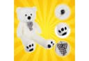 KRUZZEL Kuscheltier Teddybär 100 cm Plüschtier mit Schleife Bild 3