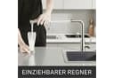 Duschparadies Ausziehbare Küchenarmatur 304 Edelstahl Chrom Bild 3