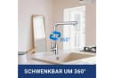 AICA Küchenarmatur mit ausziehbarer Brause & Einhandbedienung Bild 1