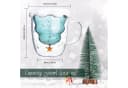 LIBWYS Thermotasse 2er Set Doppelwandig Transparent Bild 3