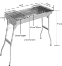 LALAHO Klappgrill Edelstahl mit Grillrost Bild 1