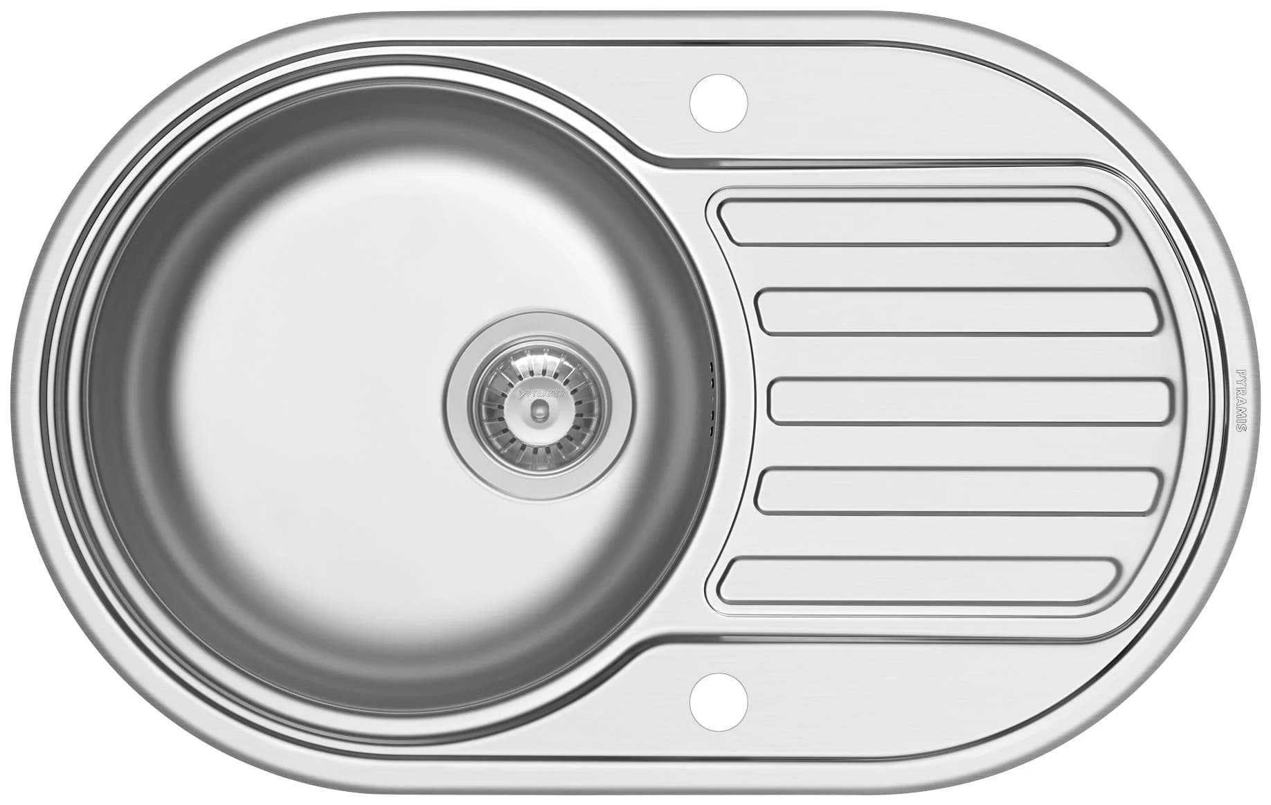Edelstahlspüle PYRAMIS Mini Silber Küchenspüle