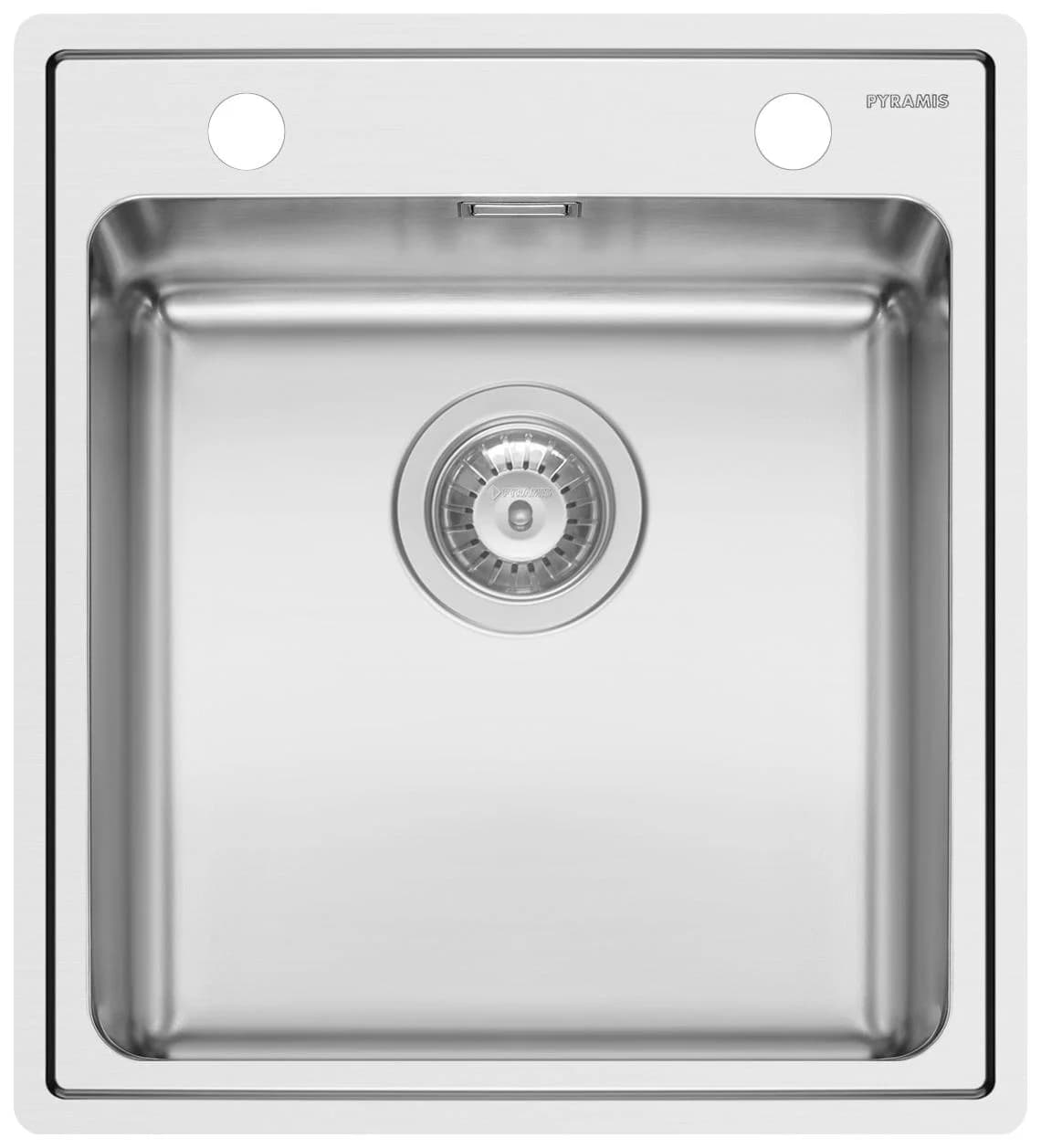 Edelstahlspüle PYRAMIS "Pella" Silber Küchenspüle