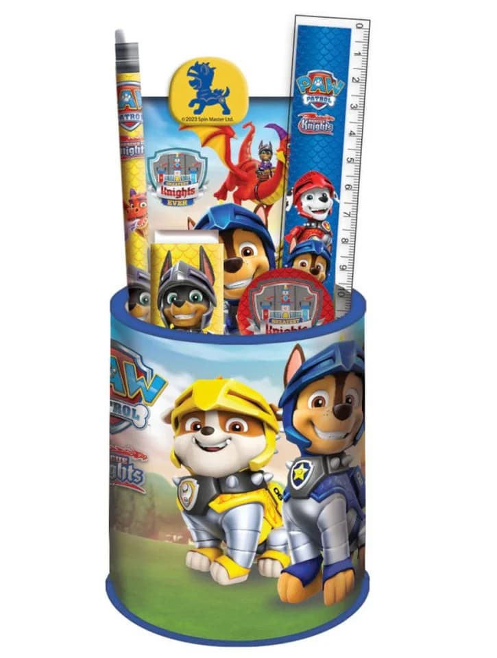 Giovas Paw Patrol Stifteköcher Metall Set mit Zubehör