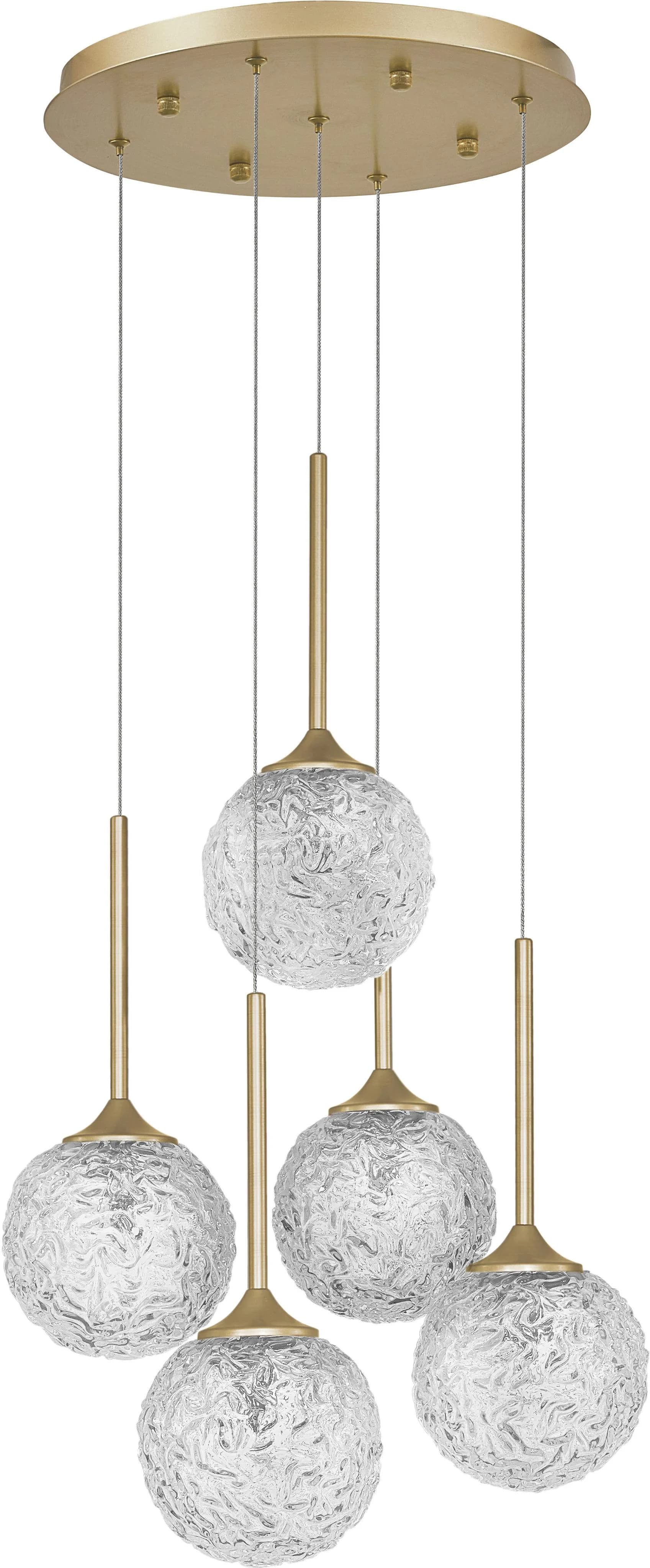 Nova Luce Hängeleuchte MIRANO Gold LED