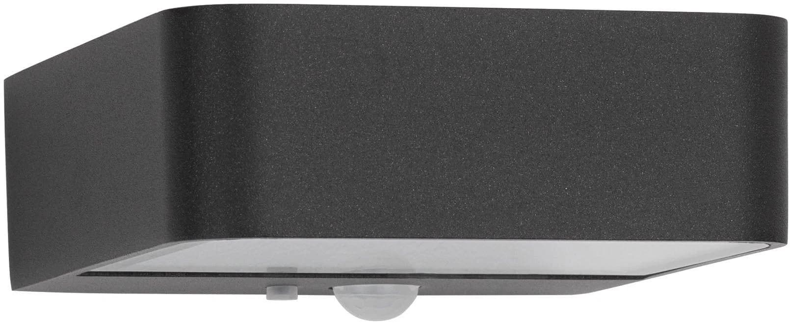 NOVA LUCE Außen-Wandleuchte TRENDO Solar LED Anthrazit