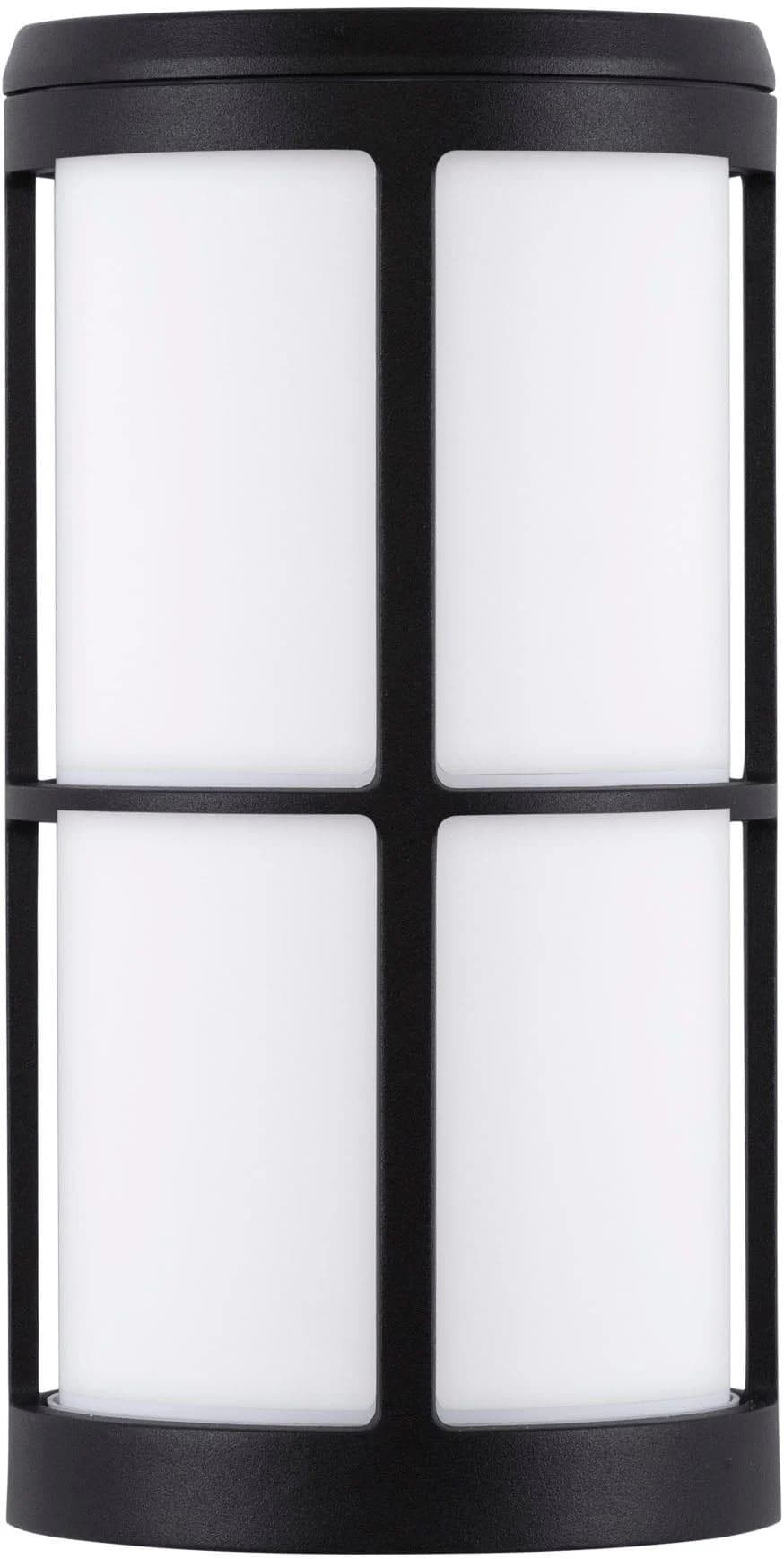 NOVA LUCE Außen-Wandleuchte STONE Schwarz E27 IP54 Aluminium