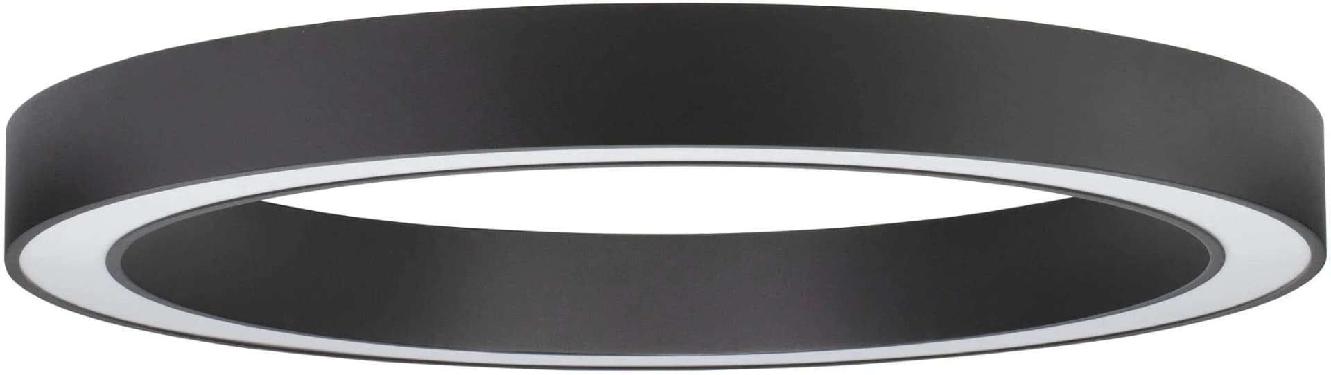 NOVA LUCE LED-Hängeleuchte MORBIDO 80cm Aluminium Schwarz