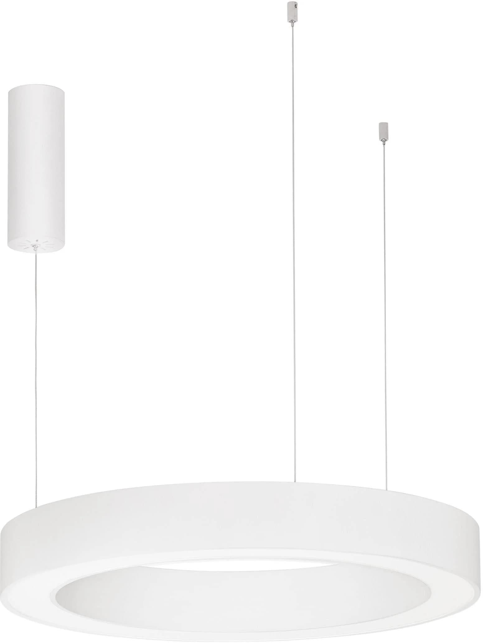 NOVA LUCE LED-Hängeleuchte MORBIDO weiß 60cm