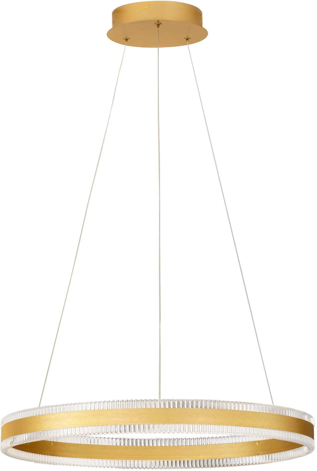 NOVA LUCE Pendelleuchte ALARO Goldfarben