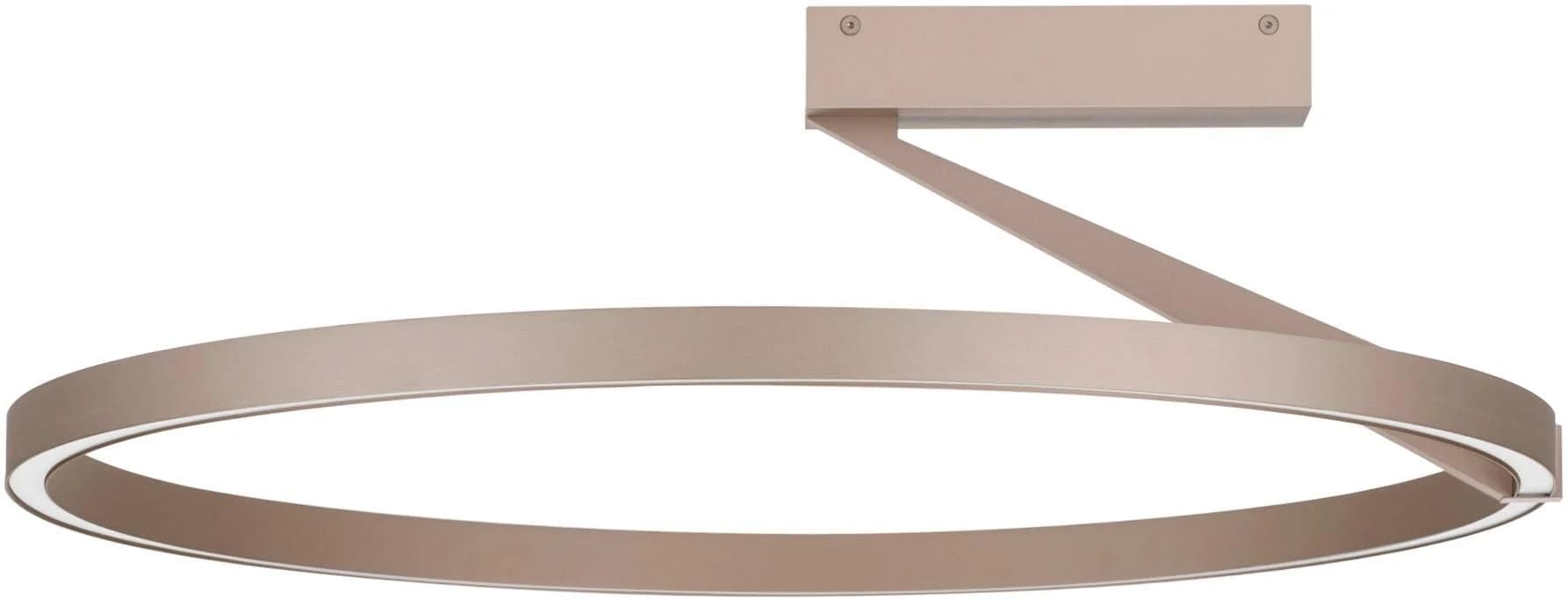 NOVA LUCE Deckenleuchte TILIA Mocca LED Aluminium