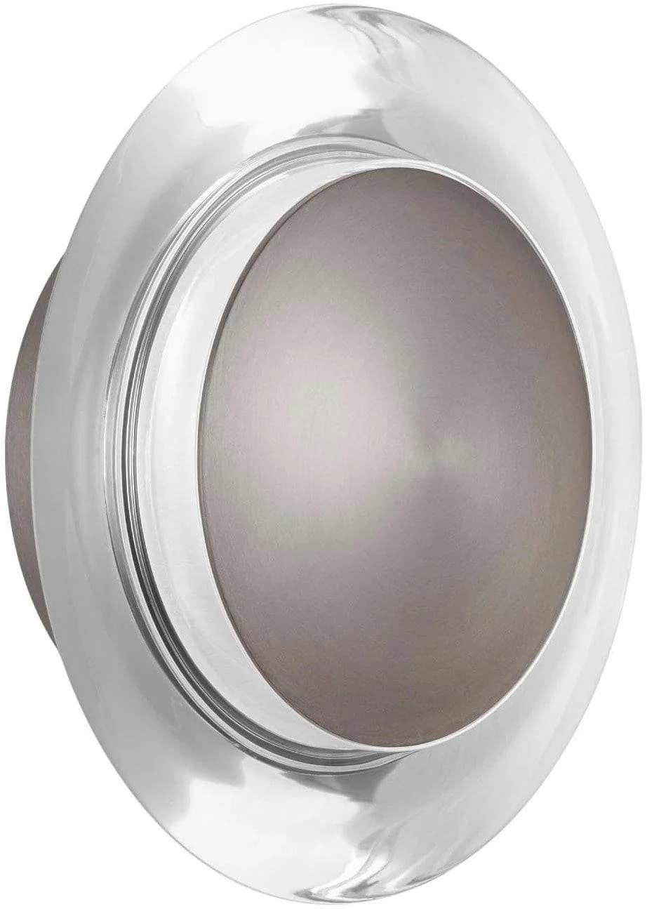 NOVA LUCE Wandleuchte AIRIDA Nickel LED Warmweiß