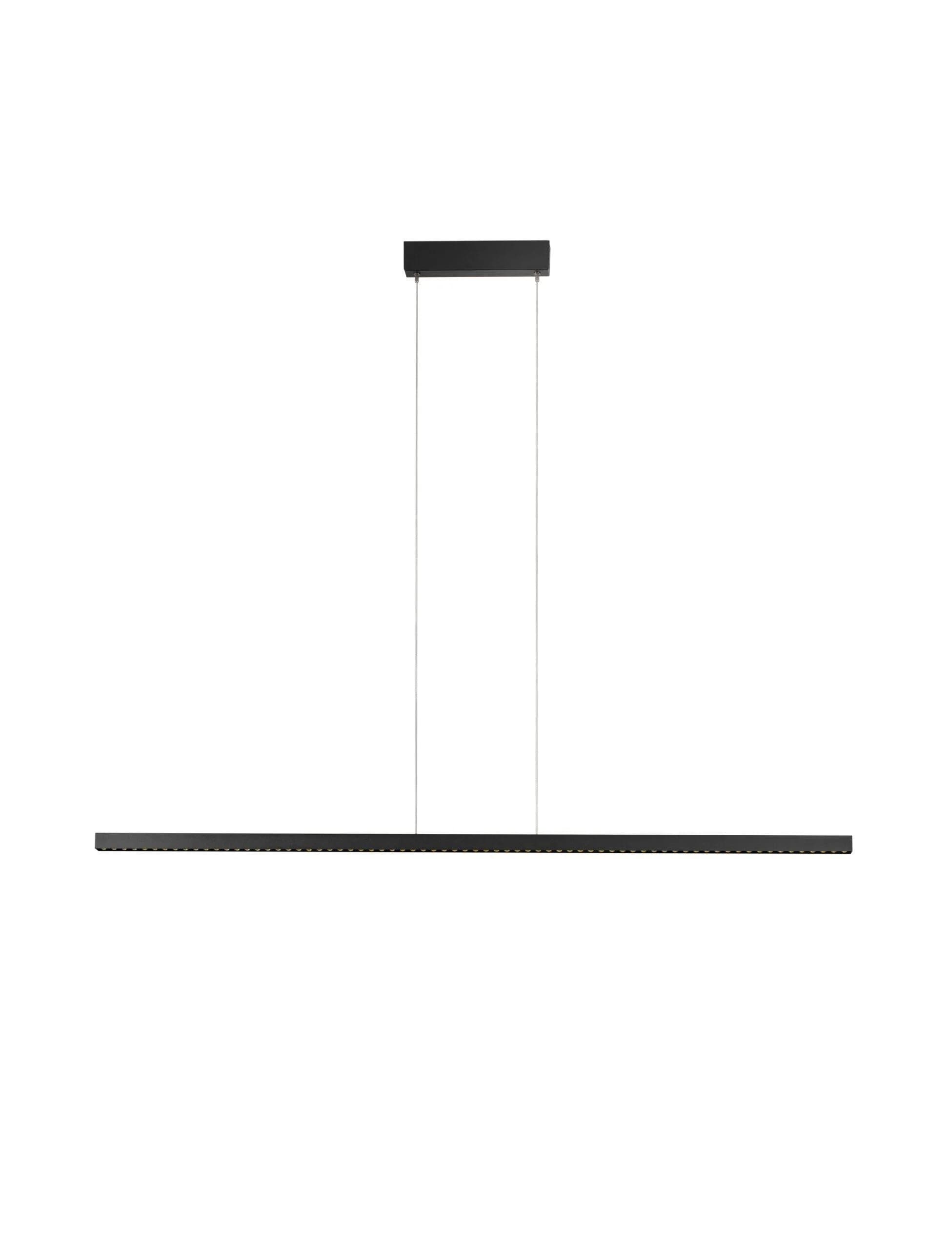 NOVA LUCE Pendelleuchte DEOS Schwarz Aluminium LED