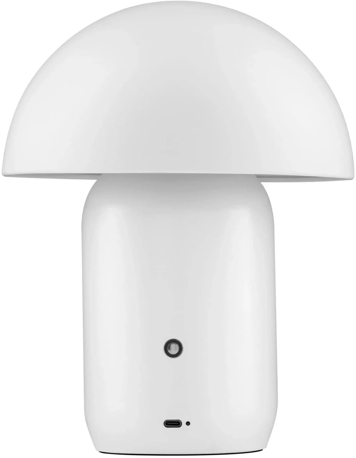NOVA LUCE Tischleuchte POIS Weiß LED Pilzdesign Touch