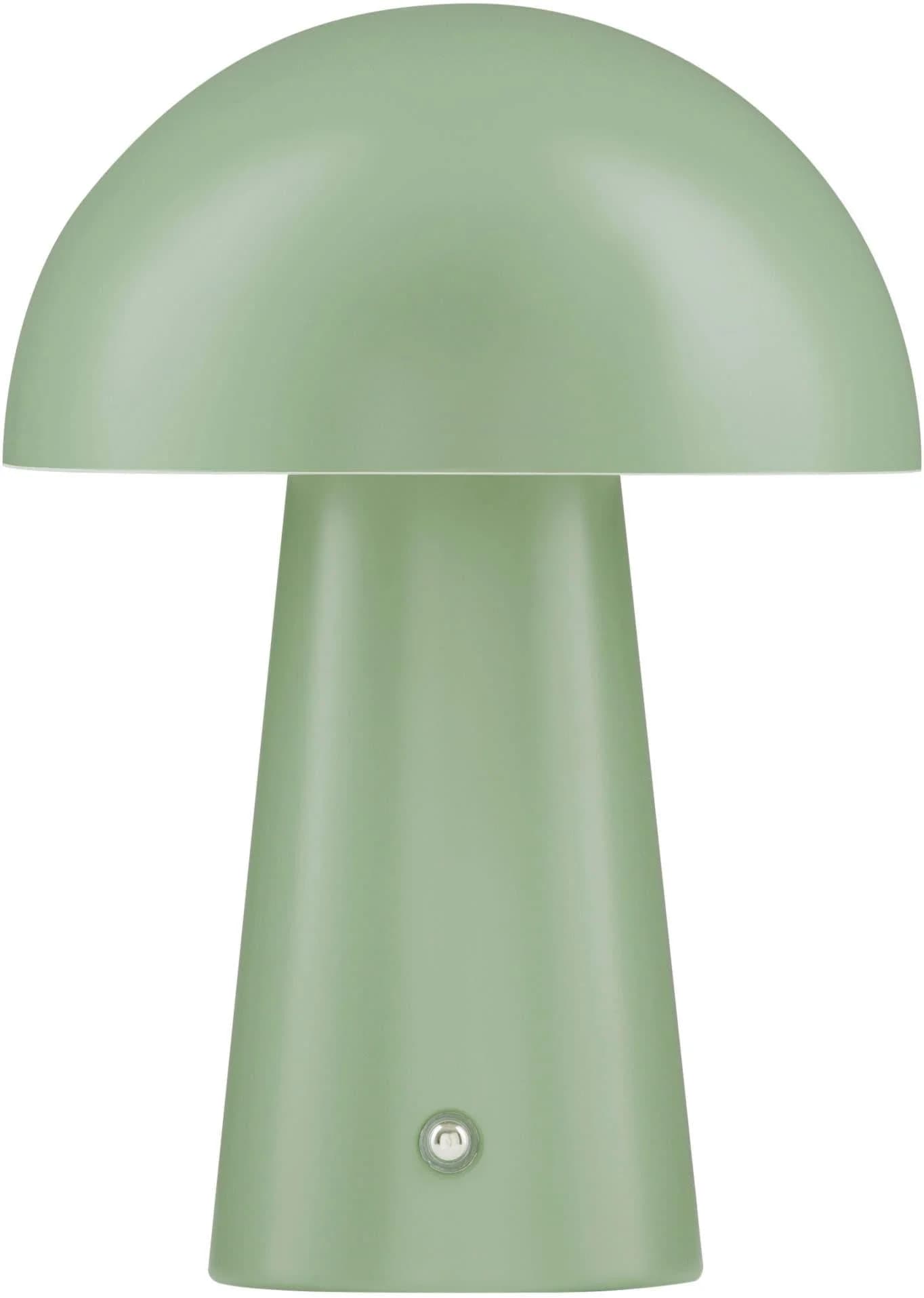 NOVA LUCE Tischleuchte ANDE Grün LED Pilzdesign