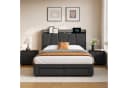 Simurq Polsterbett Doppelbett 140x200 mit Bettkasten und LED Bild 1