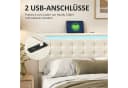 Simurq Polsterbett 140x200 mit LED-Beleuchtung und USB Bild 4