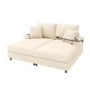 Sweiko Schlafsofa XXL Beige mit USB-Anschluss & Schlaffunktion Bild 5