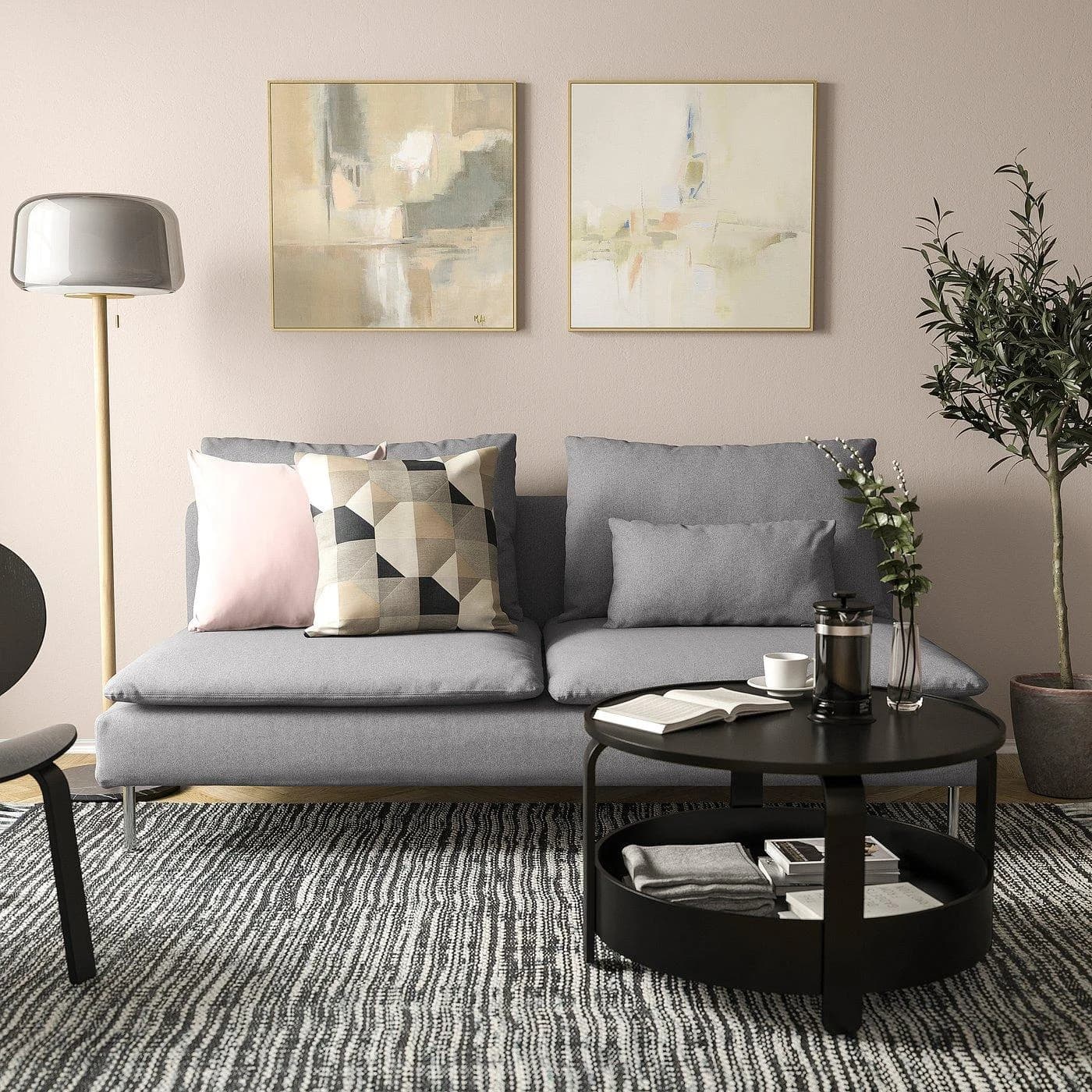 IKEA SÖDERHAMN Sitzelement 3 Grau