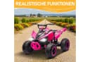 LALAHO Elektro-Kinderquad 12V mit Musik und LED-Beleuchtung Bild 1