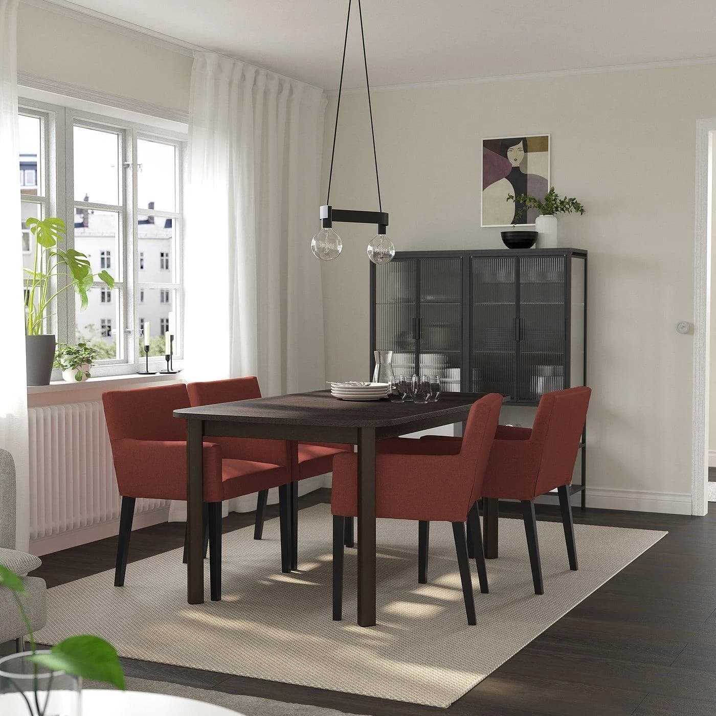 IKEA STRANDTORP Ausziehtisch Braun