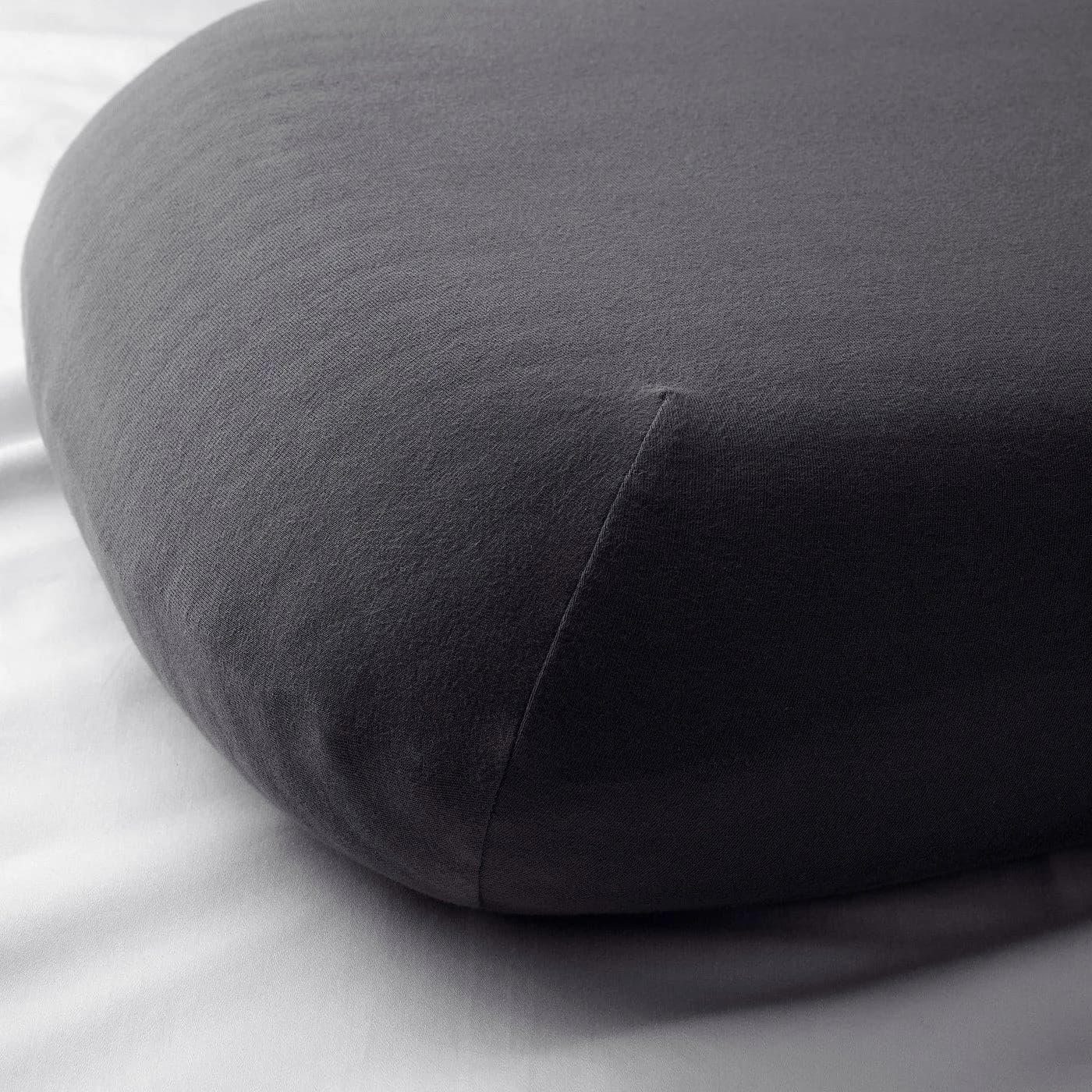 IKEA TÖCKENFLY Kissenbezug Grau für ergonomisches Kissen