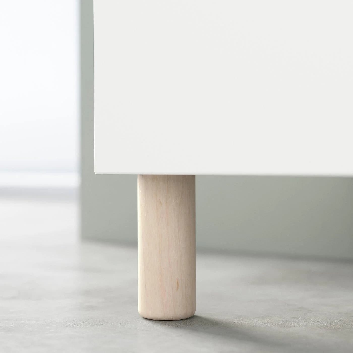 IKEA MEJARP Bein aus Massivholz Birke