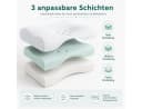 Diyarts Gelschaumkopfkissen Memory Foam 3-fach höhenverstellbar Bild 1