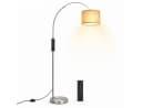 ANTENLICHT LED Bogen-Stehleuchte Silber Dimmbar E27 Bild 2