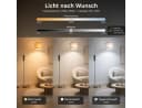 ANTENLICHT LED Bogen-Stehleuchte Silber Dimmbar E27 Bild 5