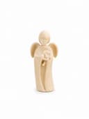 Zirbenvielfalt Zirbenengel mit Blume Naturholz Beige Bild 1