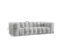 Fun Möbel Designersofa FUN LEONOR 4-Sitzer Beige Stoff Bild 4