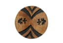 MF Wanddekoobjekt Dalane Mangoholz Rund Boho Ethno 3er Set Bild 3