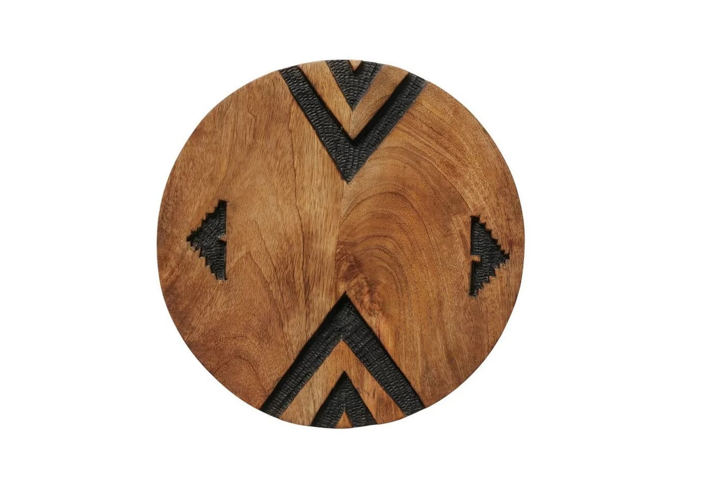 MF Wanddekoobjekt Dalane Mangoholz Rund Boho Ethno 3er Set - Bild 4