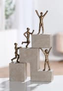MF Dekofigur Erfolgsleiter Ascenso Modern Bronze/Creme Bild 3
