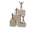 MF Dekofigur Erfolgsleiter Ascenso Modern Bronze/Creme Bild 5