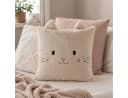 BOLTZE Dekokissen Mizi mit Katzenmotiv Beige Polyester Bild 2