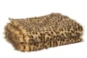 MF Wohndecke Leo Leopardenmuster Braun Beige Kuscheldecke Bild 3