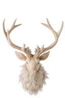 MF Wanddeko Rentierkopf Levin hellbeige Polyresin Bild 3