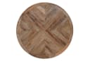 baario Esstisch Klostertisch CHATEAU 100cm rustikal massiv Holz Bild 1
