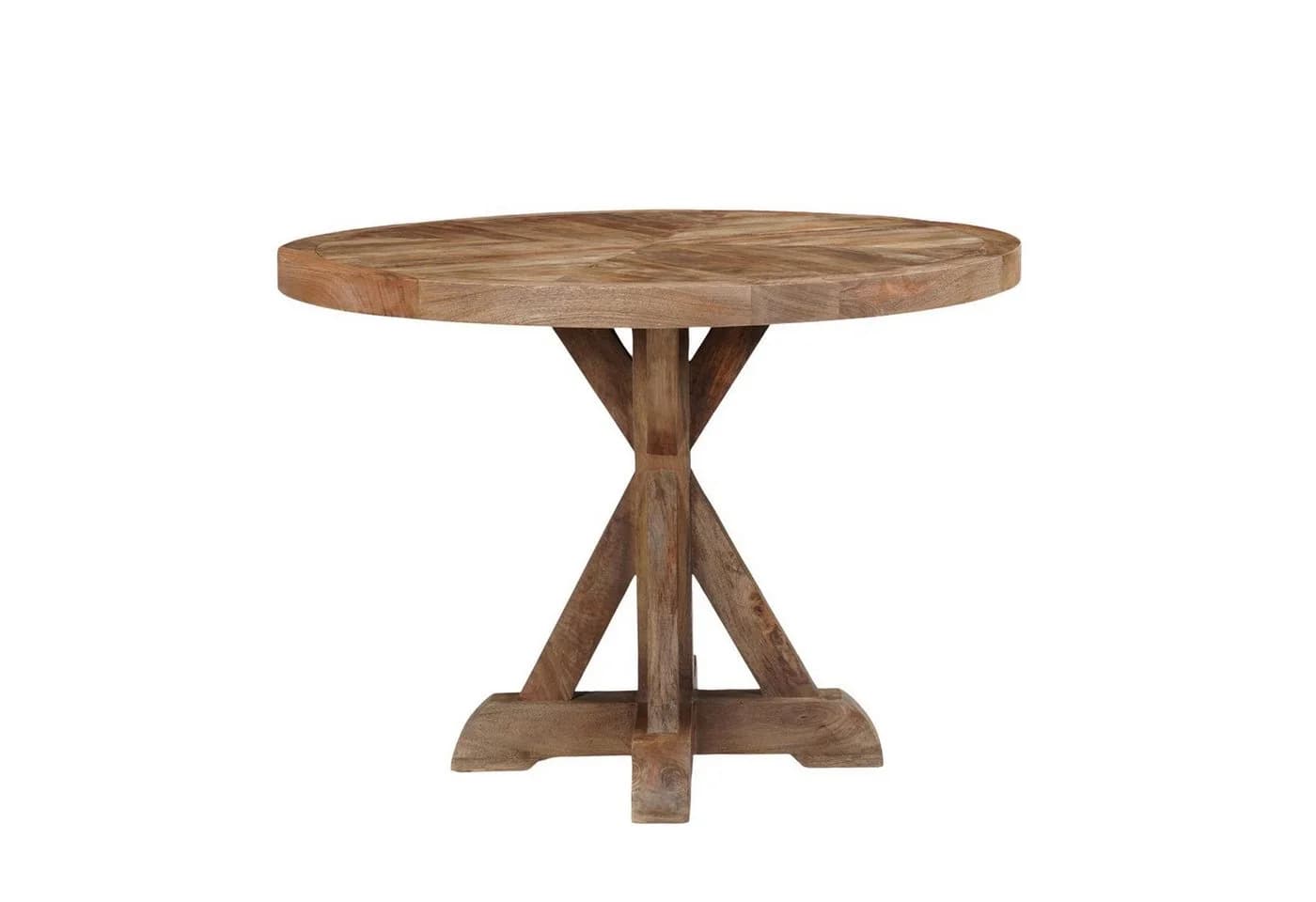 baario Esstisch Klostertisch CHATEAU 100cm rustikal massiv Holz - Bild 4