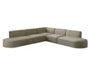 Fun Möbel Ecksofa PALMA Universal Stoff Ascot und Opera Velvet Bild 1