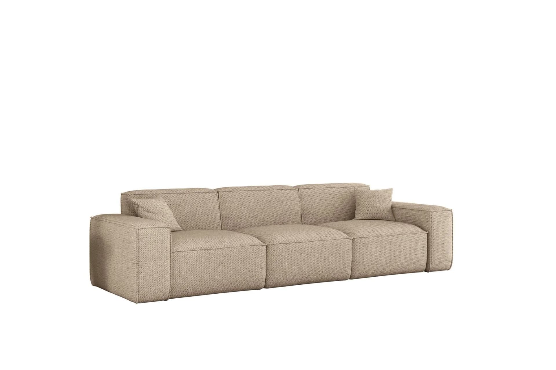 Fun Möbel Sofa 3-Sitzer Celes Premium Beige Artico