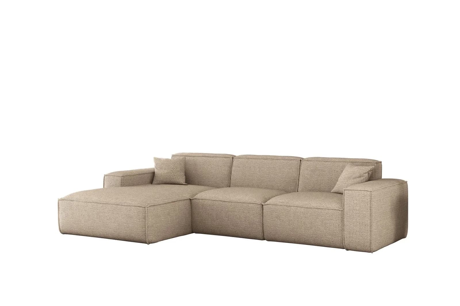 Fun Möbel Ecksofa Designersofa CELES PREMIUM in Stoff Artico