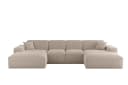 Fun Möbel Wohnlandschaft U-Form CELES PREMIUM XS Stoff Sven Braun Bild 1