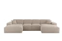 Fun Möbel Wohnlandschaft U-Form CELES PREMIUM XS Stoff Sven Braun Bild 5