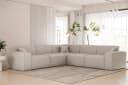 Fun Möbel Ecksofa Designersofa FuN PEREZ PREMIUM in Stoff Artico Universal (246cmx246cm) Bild 2
